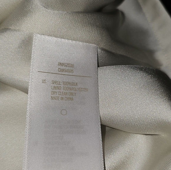 Fossil Silk Striped Mini Skirt Sz 4 Skater,Preppy - Picture 13 of 13